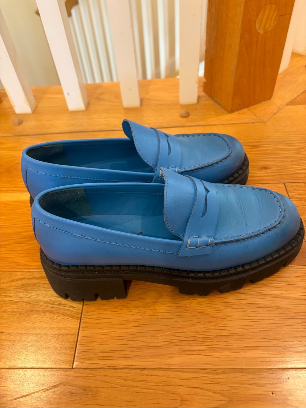 Free People Lyra Lug Sole Loafer Size 10 - Picture 4 of 6